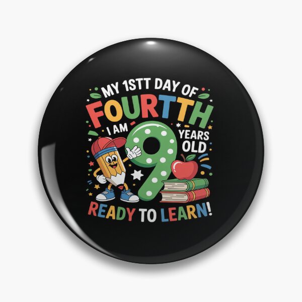 Item preview, First Day Of 4th Grade 9 Years Old Ready To Learn Dabbing designed and sold by tabdejinti.