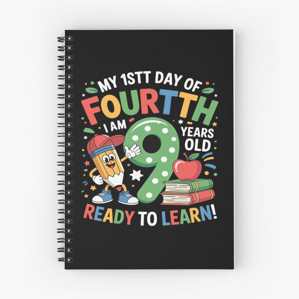 Item preview, First Day Of 4th Grade 9 Years Old Ready To Learn Dabbing designed and sold by tabdejinti.