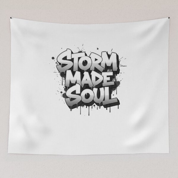 Item preview, Storm Made Soul – Graffiti Resilience Street Design designed and sold by Happyfreedom.