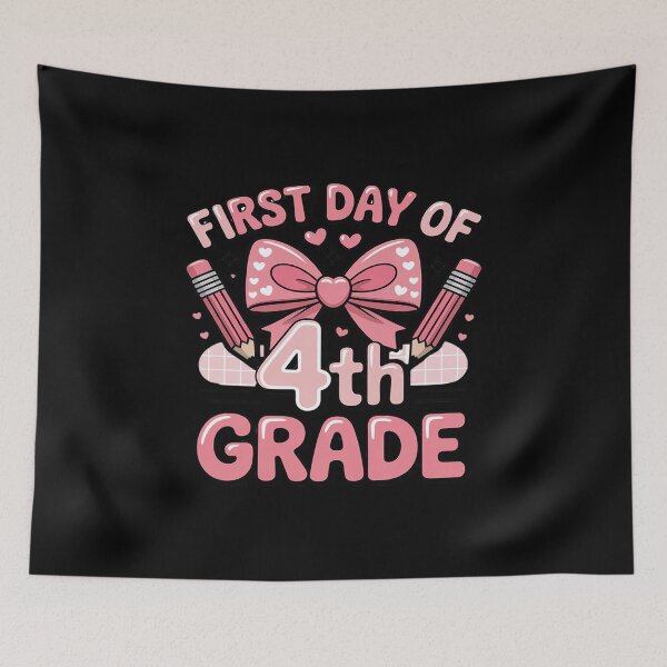 Item preview, First Day Of 4th Grade Coquette Back To School designed and sold by tabdejinti.