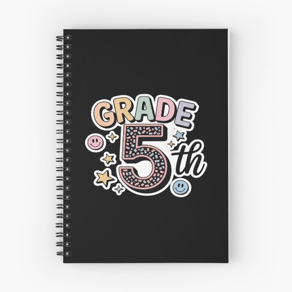 Item preview, First Day of Fifth Grade Composition Notebook Teacher designed and sold by tabdejinti.