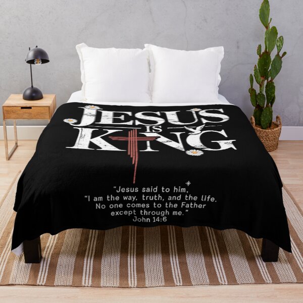 Item preview, Jesus is King Bible Verse John 146 Christian God Religious designed and sold by TyraYoung.