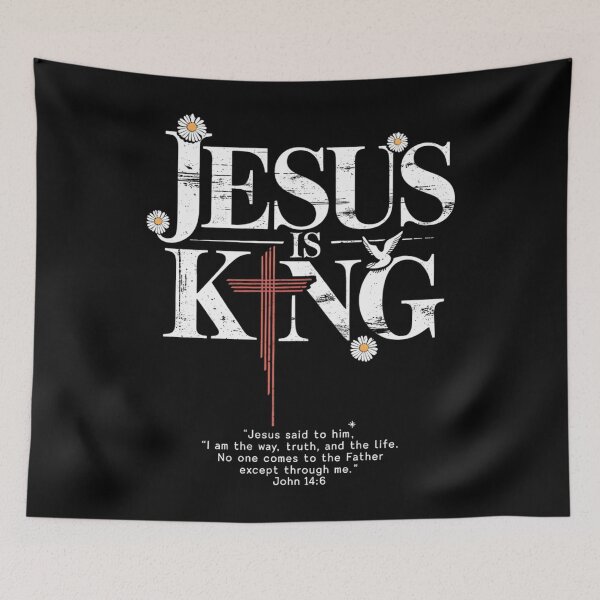 Item preview, Jesus is King Bible Verse John 146 Christian God Religious  designed and sold by TyraYoung.