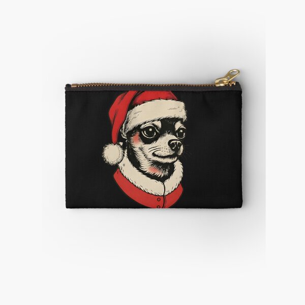 Item preview, Festive Chihuahua Dog Santa Claus Christmas Design designed and sold by Artinkcreative.