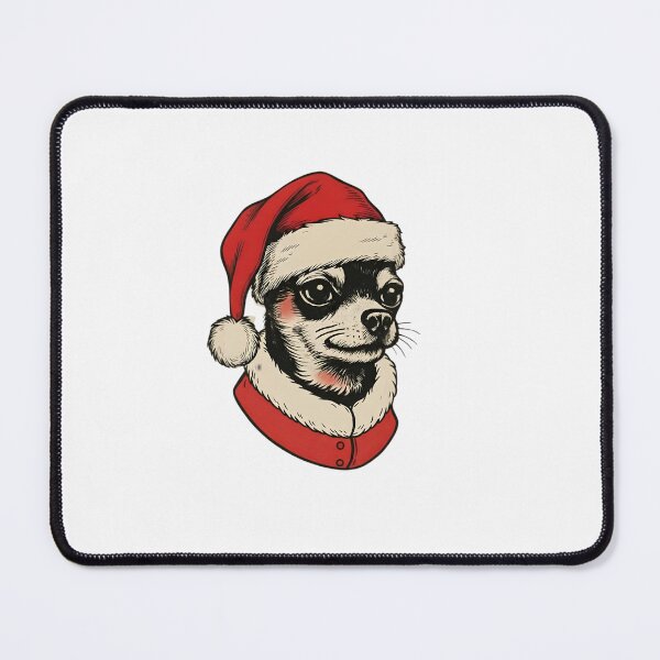 Item preview, Festive Chihuahua Dog Santa Claus Christmas Design designed and sold by Artinkcreative.