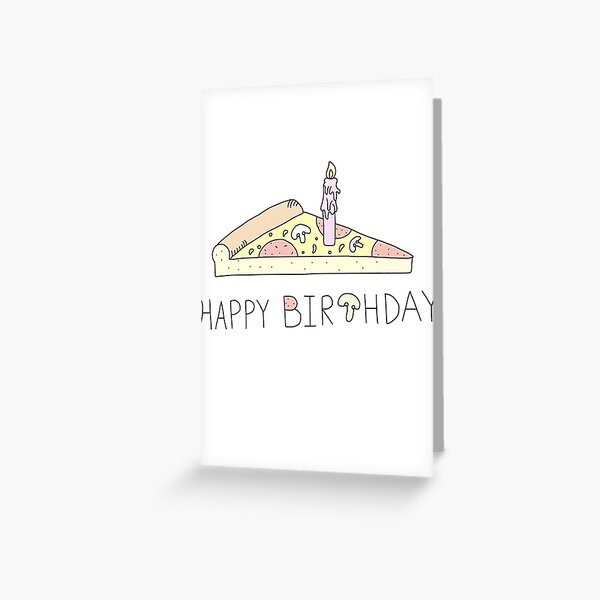 Item preview, happy birthday pizza designed and sold by islandinthesun.