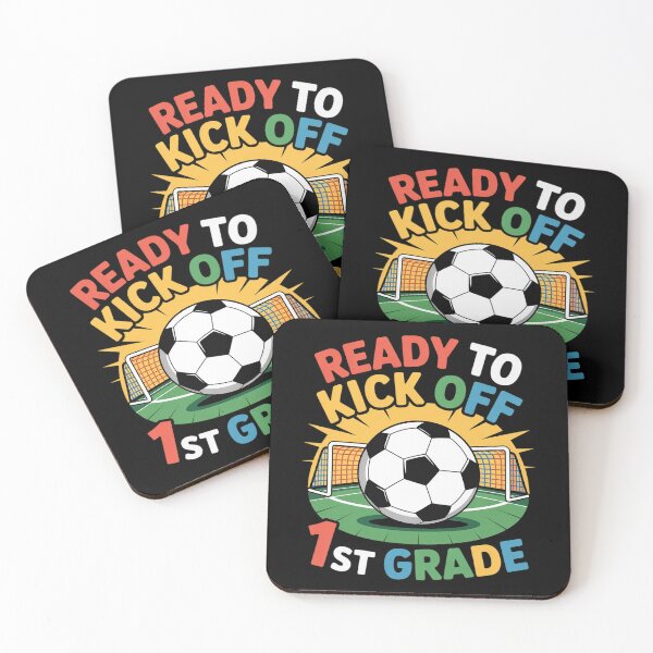 Item preview, First Day of School Ready to Kick Off 1st Grade Soccer designed and sold by tabdejinti.