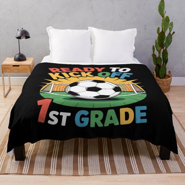 Item preview, First Day of School Ready to Kick Off 1st Grade Soccer designed and sold by tabdejinti.