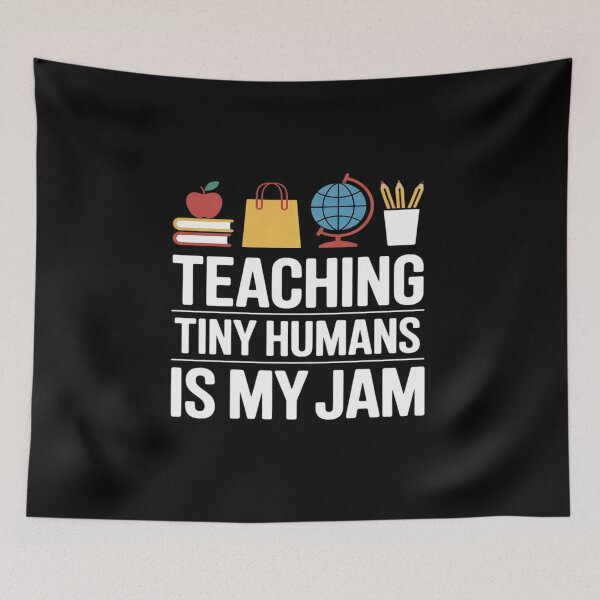 Item preview, First Day Of School Teaching Tiny Humans Is My Jam Cute ABDC designed and sold by tabdejinti.