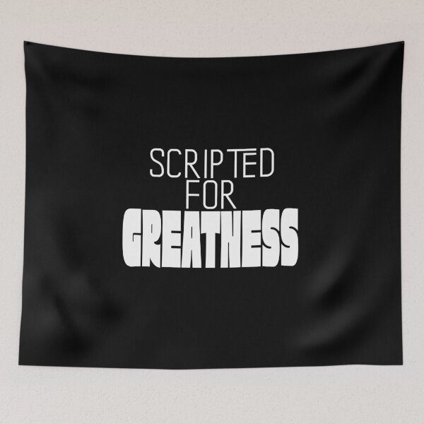Item preview, SCRIPTED FOR GREATNESS designed and sold by Zoetic_Designz.