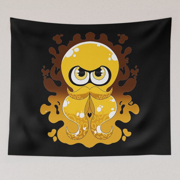 Item preview, Golden Yellow Inky Octo Splash  designed and sold by Kayleyhitney.
