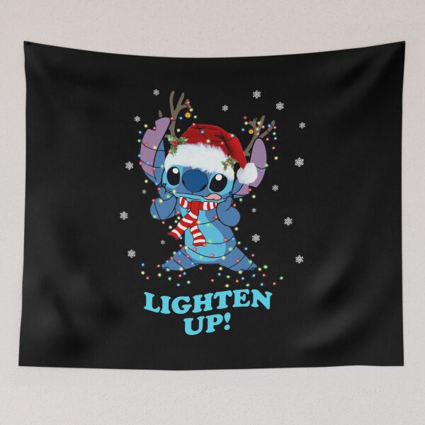 Item preview, Stitch – Funny Christmas Light Tangle Art designed and sold by Wendy Darion.