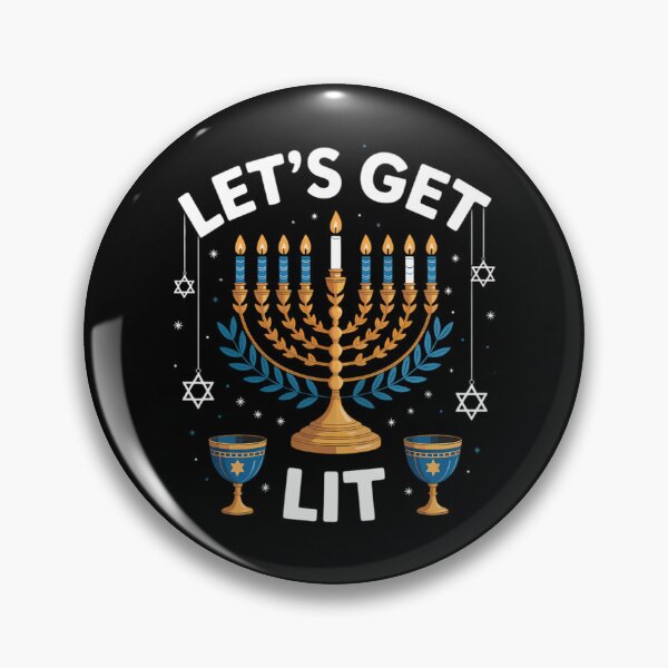 Item preview, Let's Get Lit Hanukkah Jew Menorah Jewish Chanukkah Xmas designed and sold by Bandikonsalez.