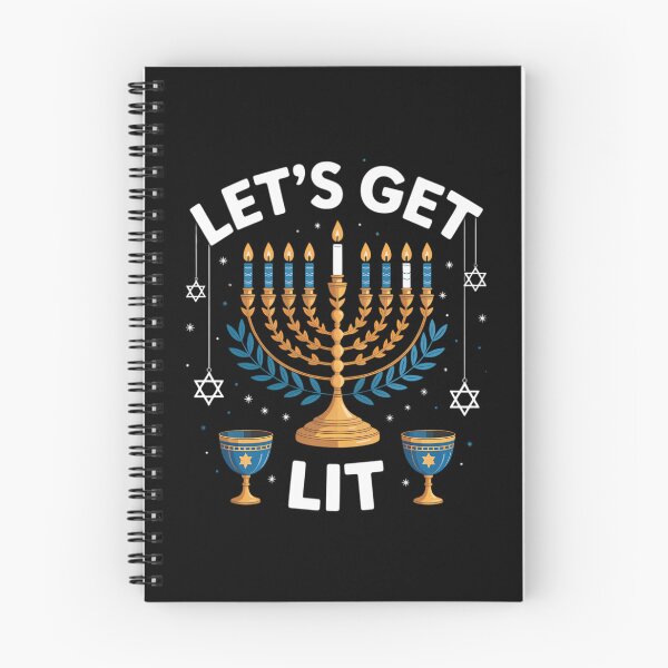 Item preview, Let's Get Lit Hanukkah Jew Menorah Jewish Chanukkah Xmas designed and sold by Bandikonsalez.