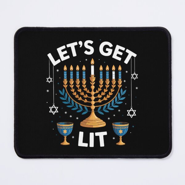 Item preview, Let's Get Lit Hanukkah Jew Menorah Jewish Chanukkah Xmas designed and sold by Bandikonsalez.