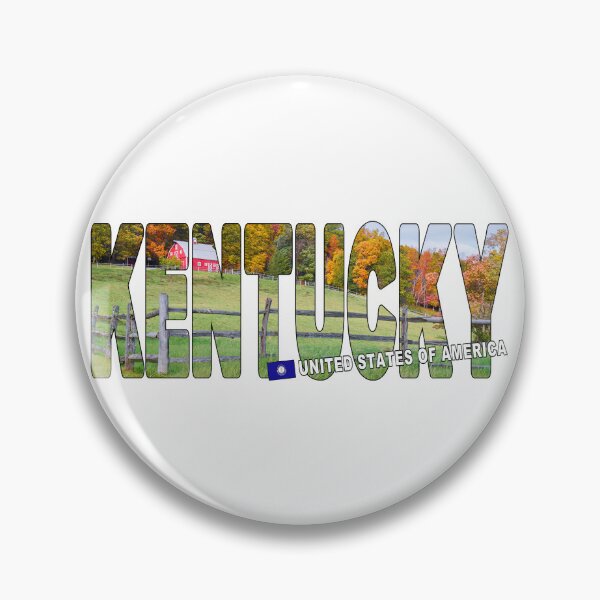 Item preview, KENTUCKY United States of America - Red Barn on Farm designed and sold by Adam Gormley.