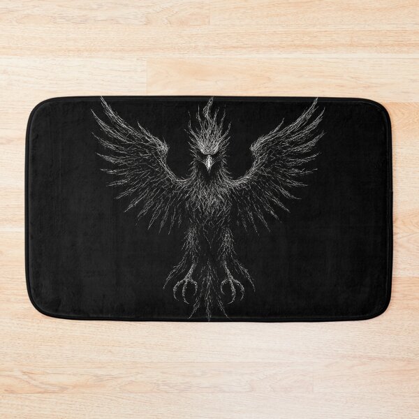 Item preview,  Dark Scratched Phoenix – Gothic Firebird Design designed and sold by Mortisigil.