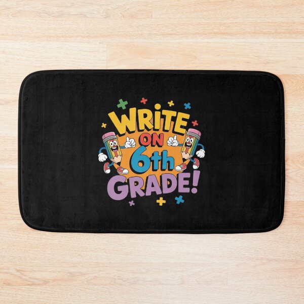 Item preview, First Day of School Write On 6th Grade Pencil-Themed Pupil designed and sold by ticlitule.