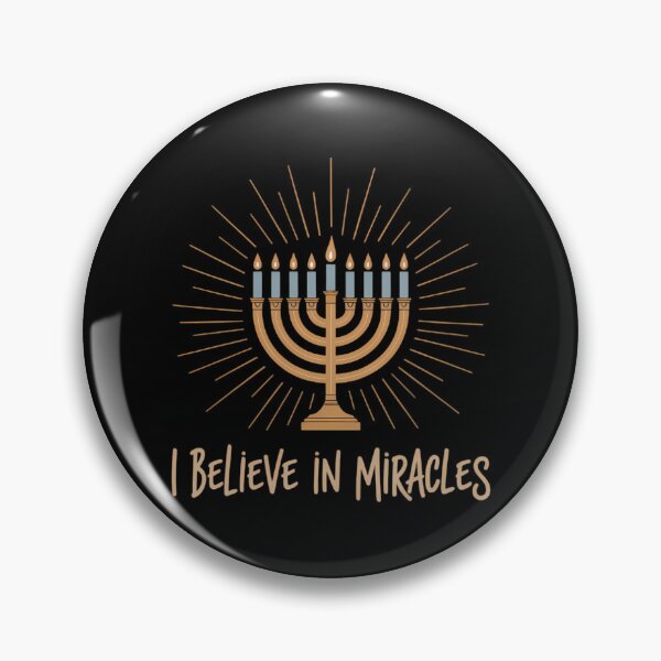 Item preview, Hanukkah Believe In Miracles Menorah Lit Jewish Faith Latke designed and sold by Bandikonsalez.