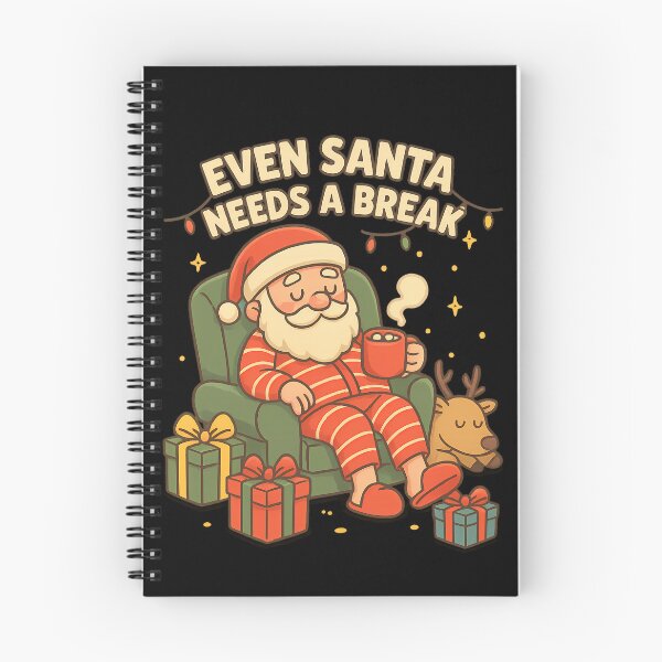 Item preview, Even Santa Needs a Break – Cozy Christmas Vibes designed and sold by TimsahAkkus.