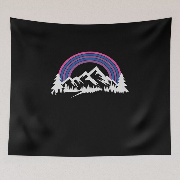 Item preview, Bi Pride Hiking Camping Backpacking Outdoor Bisexual LGBT designed and sold by VasilisLamArt.