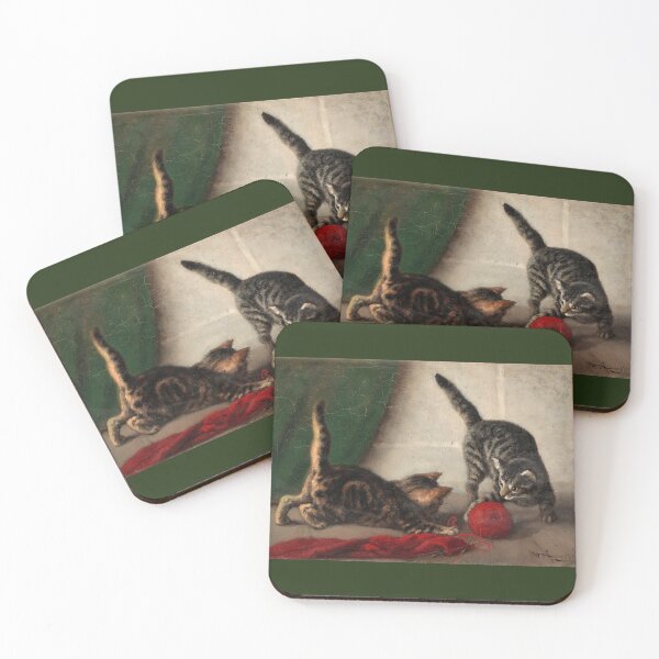 Item preview, Cats Playing by Vilhelm Oskar Engström designed and sold by Amanda1775.