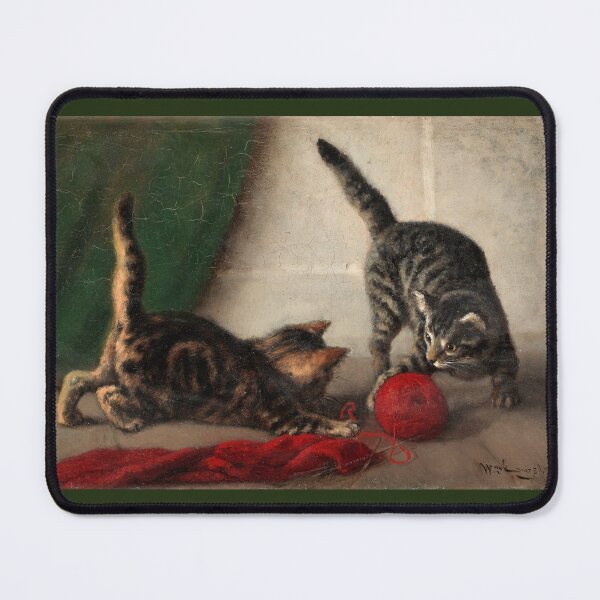 Item preview, Cats Playing by Vilhelm Oskar Engström designed and sold by Amanda1775.