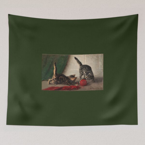 Item preview, Cats Playing by Vilhelm Oskar Engström designed and sold by Amanda1775.