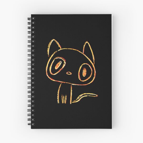 Item preview, Whimsical Crayon Kitten (Black Ver.)  designed and sold by KristenHSmolen.