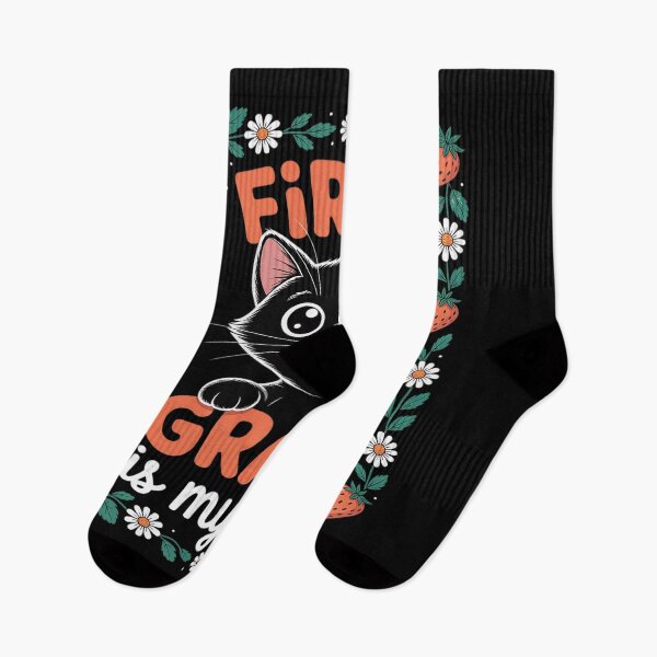Item preview, First Grade Is My Jam Strawberry Cat Lovers Back To School designed and sold by ticlitule.