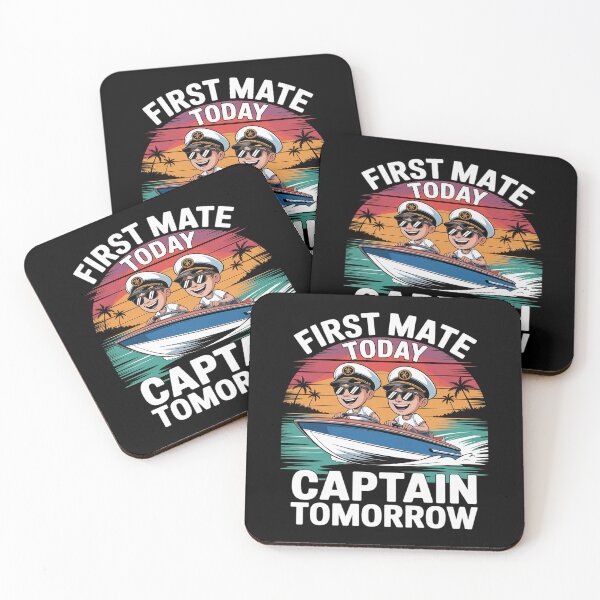 Item preview, First Mate Today Captain Tomorrow Funny Boat Lover designed and sold by ticlitule.