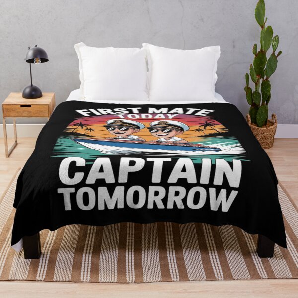 Item preview, First Mate Today Captain Tomorrow Funny Boat Lover designed and sold by ticlitule.