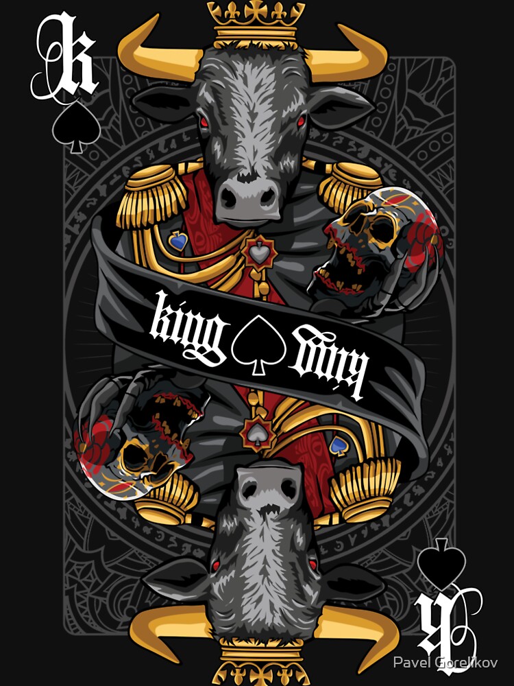 "King of Spades" Tshirt by pavelomg Redbubble