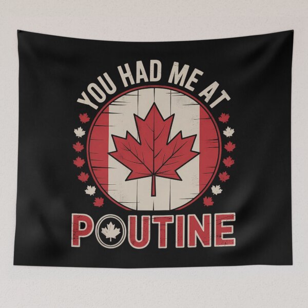 Item preview, You Had Me At Poutine Canadian Fries Canada Flag Home Pride designed and sold by TyraYoung.