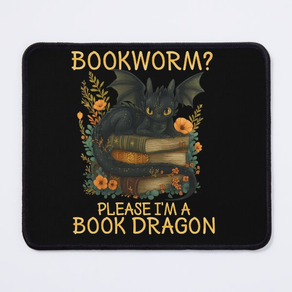Item preview, Dark Fantasy Book Dragon Art Design designed and sold by LarryMBrown.
