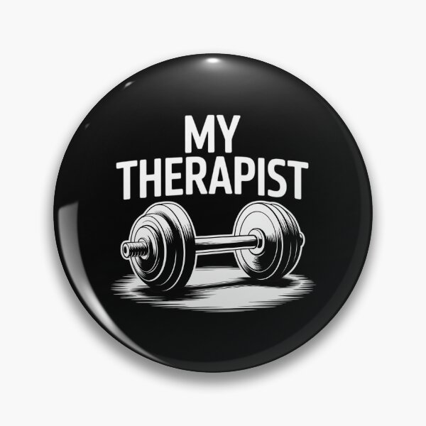 Item preview, My Therapist (Barbell) Workout Weight Lifting designed and sold by VENOM0RIOT.