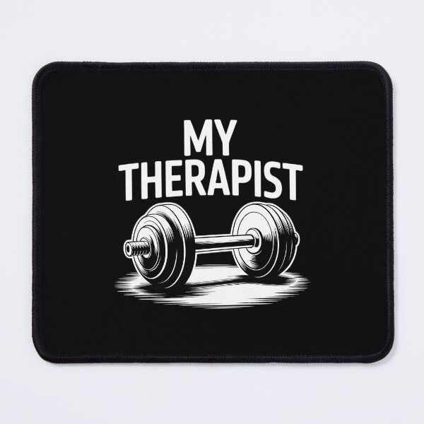 Item preview, My Therapist (Barbell) Workout Weight Lifting designed and sold by VENOM0RIOT.