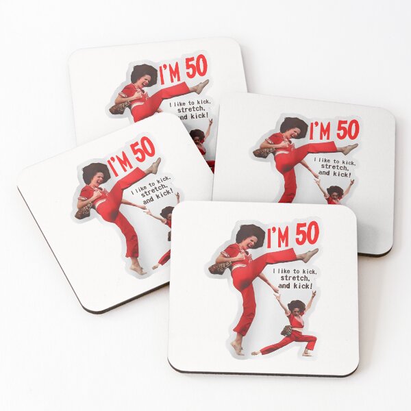 Item preview, Sally OMalley I'm 50 I Like To Kick Stretch And Kick designed and sold by jimfarrepo.