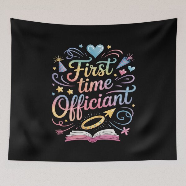Item preview, First Time Wedding Officiant Online Ordained Minister Funny designed and sold by ticlitule.