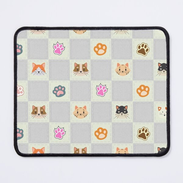 Item preview, Cute Cat Faces Patchwork | Seamless Pattern designed and sold by PixelForgeShop.