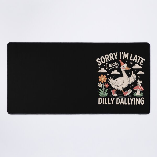 Item preview, Funny Late Sorry Classic I'm Dilly Dallying I Vintage Was Retro Saying designed and sold by PEDDAKAPRADEEP.