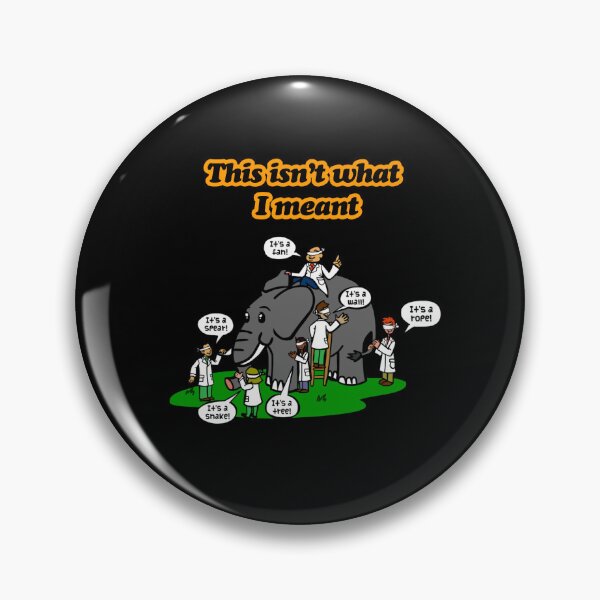 Item preview, "This isn’t what I meant" Perspective Matters: Blindfold design. designed and sold by TR_fairydesigns.