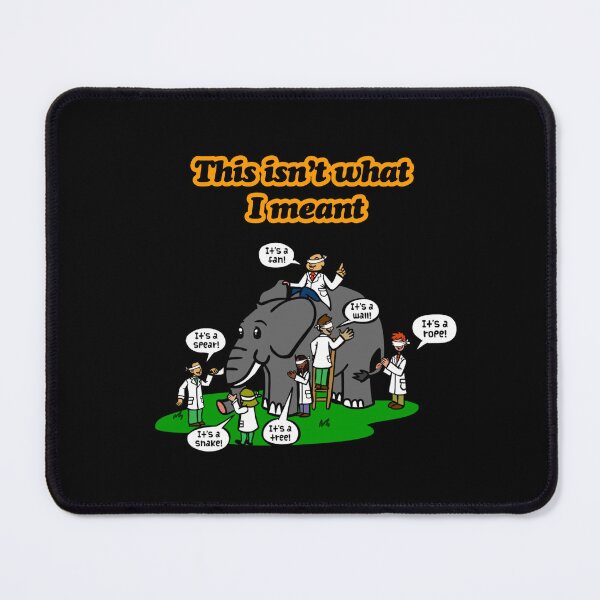 Item preview, "This isn’t what I meant" Perspective Matters: Blindfold design. designed and sold by TR_fairydesigns.