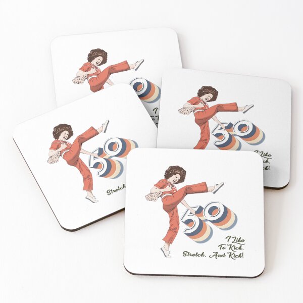 Item preview, Sally Omalley, I'm 50 I Like To Kick, Stretch, And Kick!  designed and sold by jimfarrepo.