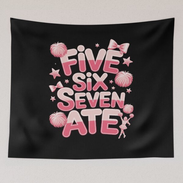 Item preview, Five Six Seven Ate Cheer Cheerleader designed and sold by BiellaSar.