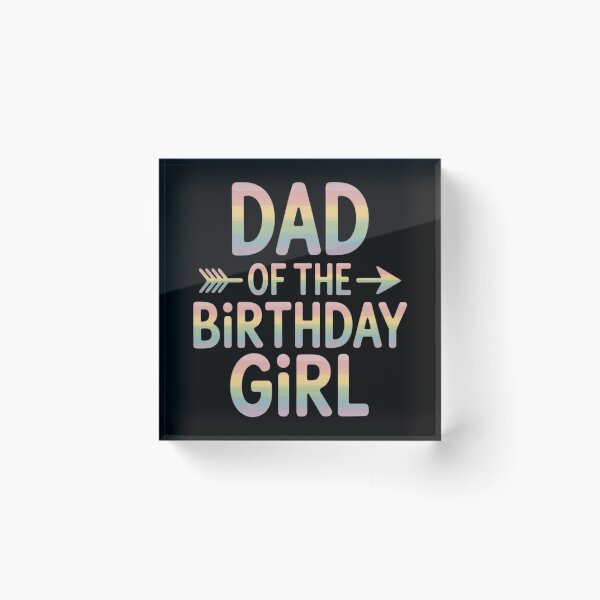 Item preview, Dad of the Birthday Girl Tie Dye Colorful Bday designed and sold by papertaless.