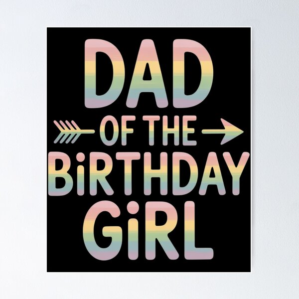 Item preview, Dad of the Birthday Girl Tie Dye Colorful Bday designed and sold by papertaless.