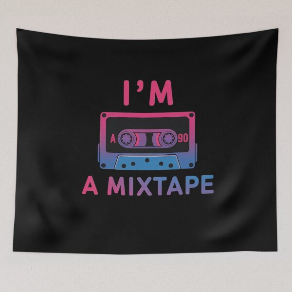Item preview, LGBT I'm A Mixtape, LGBT Bisexual Flag, LGBT Pride Month designed and sold by FranzFriesen.