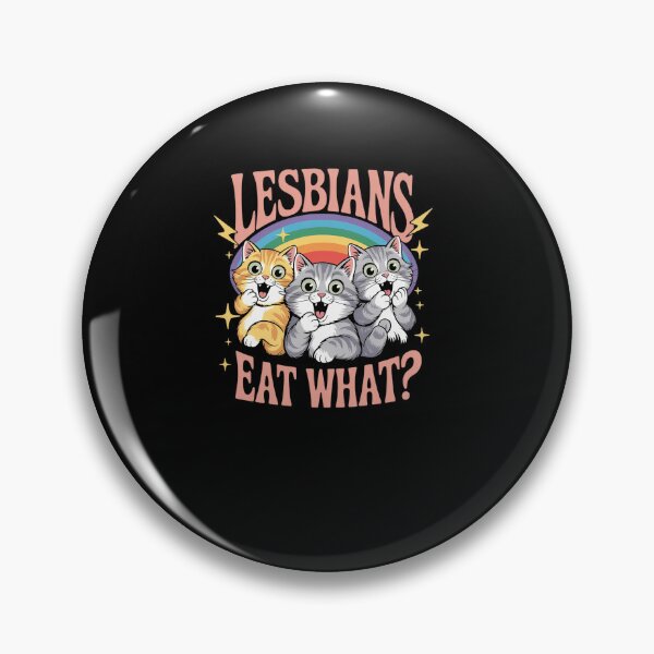 Item preview, LGBT Eat What Cat Lesbian Pride Month Equal Rights designed and sold by MinaReinger.