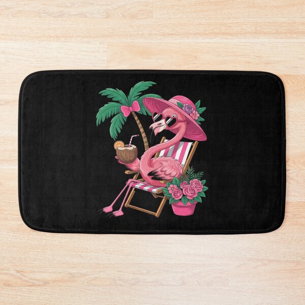 Artikelvorschau, Flamingo, rosa Palme, tropischer Strand, Sommerurlaub, Frauen entworfen und verkauft von BiellaSar.